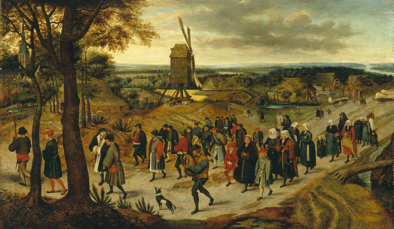 Pieter Brueghel The Younger - The wedding procession