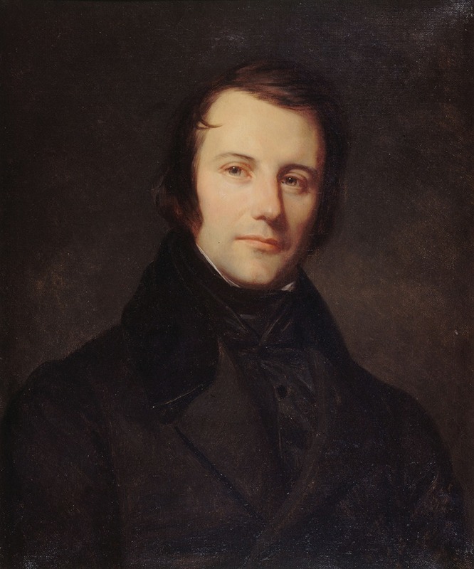 Sébastien Melchior Cornu - Portrait d’Edgar Quinet (1803-1875), littérateur et homme politique