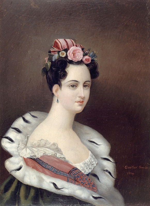 Théophile Gautier - Portrait de femme