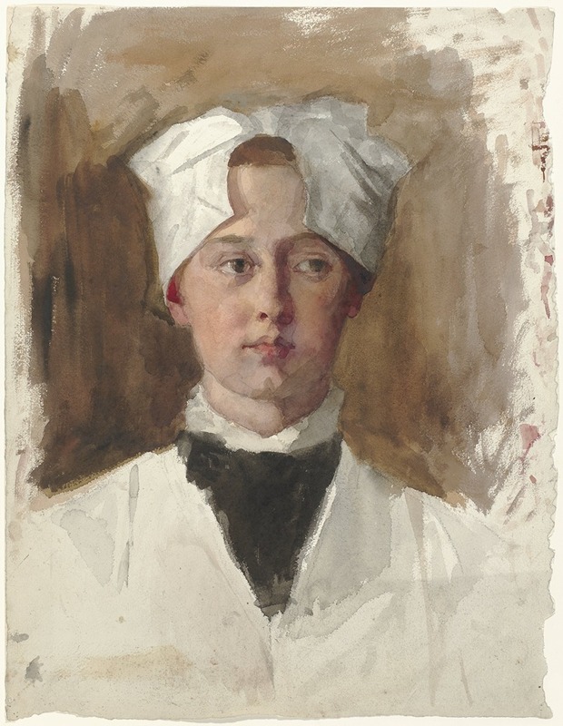 Thérèse Schwartze - Portret van een weesmeisje