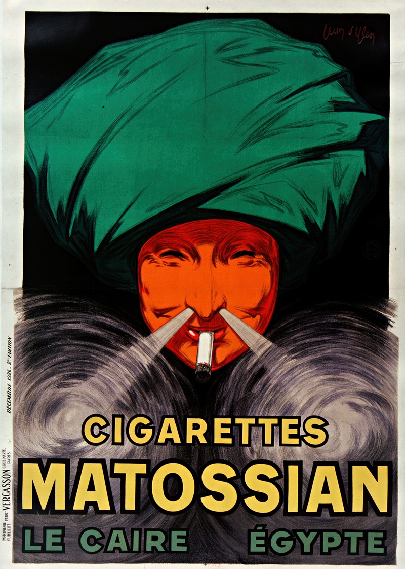 Jean d'Ylen - Cigarettes Matossian – Le Caire, Egypte