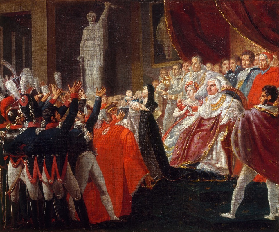 Charles Lafont - S. A. R. Monseigneur le duc de Bordeaux présenté au peuple et à l’armée par S. A. R. Madame la duchesse de Berry