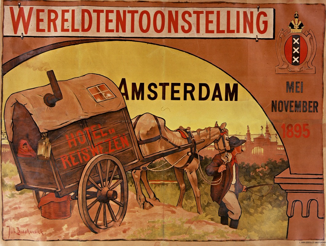 Job Braakensie - Wereldtentoonstelling Amsterdam Mei-November 1895