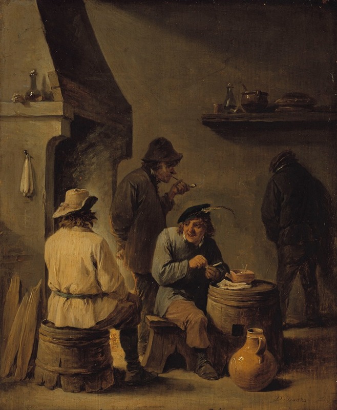 David Teniers The Younger - La tabagie
