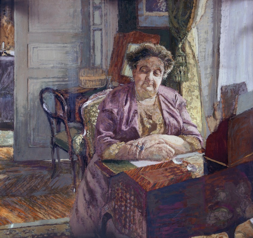 Édouard Vuillard - Portrait de Madame Frantz Jourdain