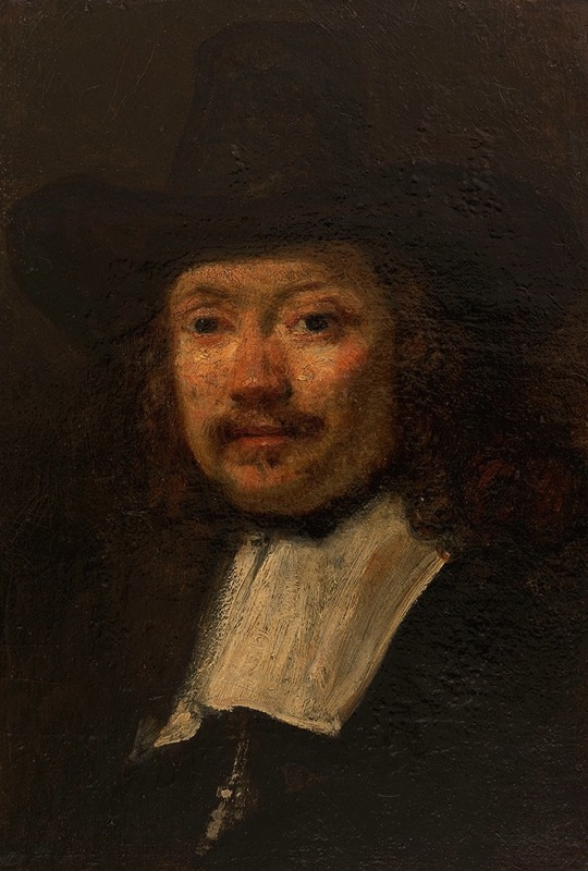 Félix Ziem - Etude d’homme [Les Syndics], copie d’après Rembrandt