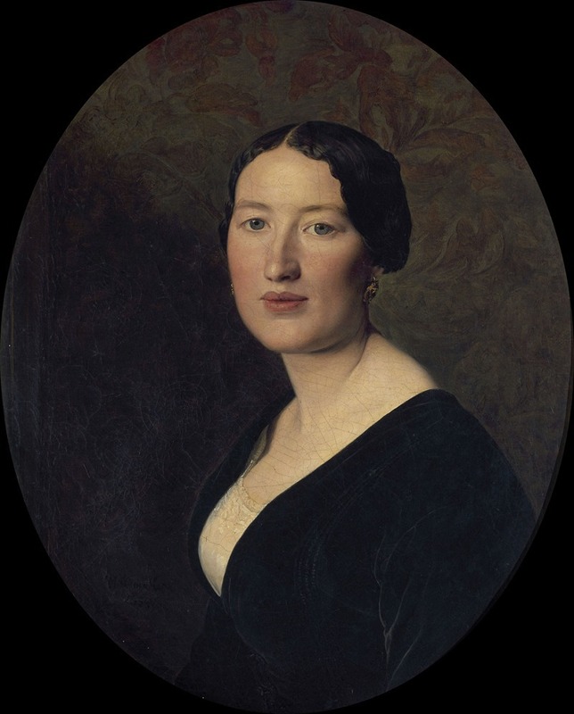 Ferdinand Georg Waldmüller - Portrait de Madame Josef Bayer