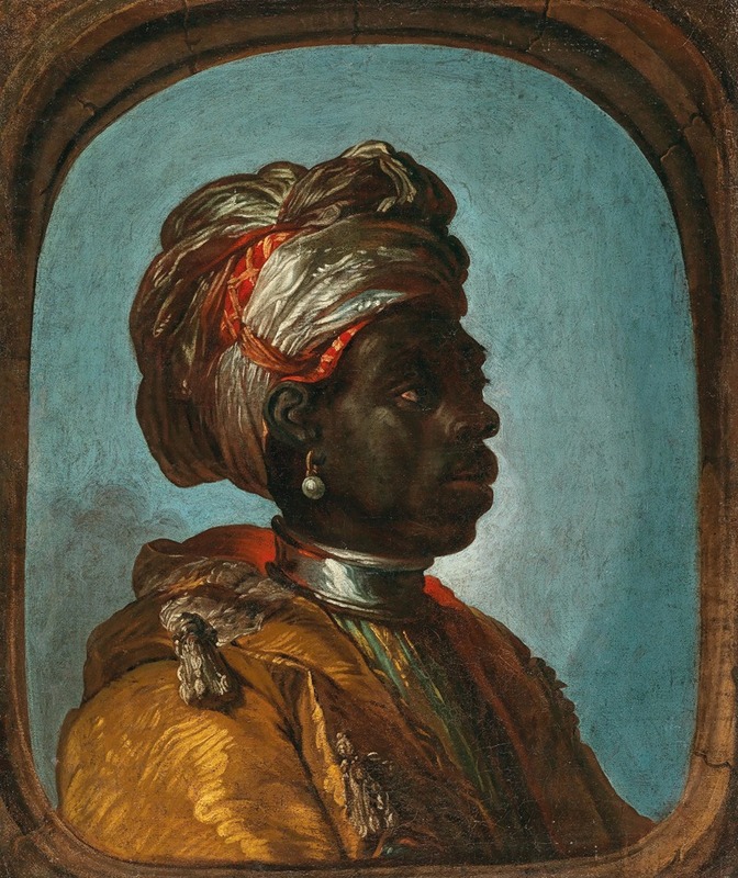 Flemish School - Portrait of an African Emissary