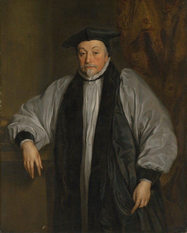 Follower of Anthony van Dyck - Portrait of Archbishop William Laud (1573-1645)