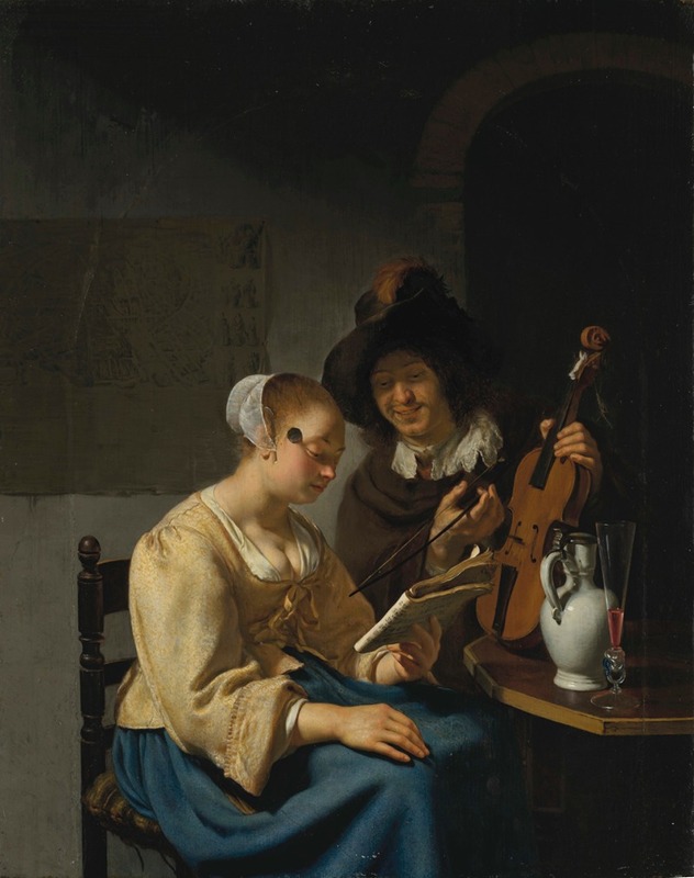 Frans van Mieris the Elder - The Music Lesson