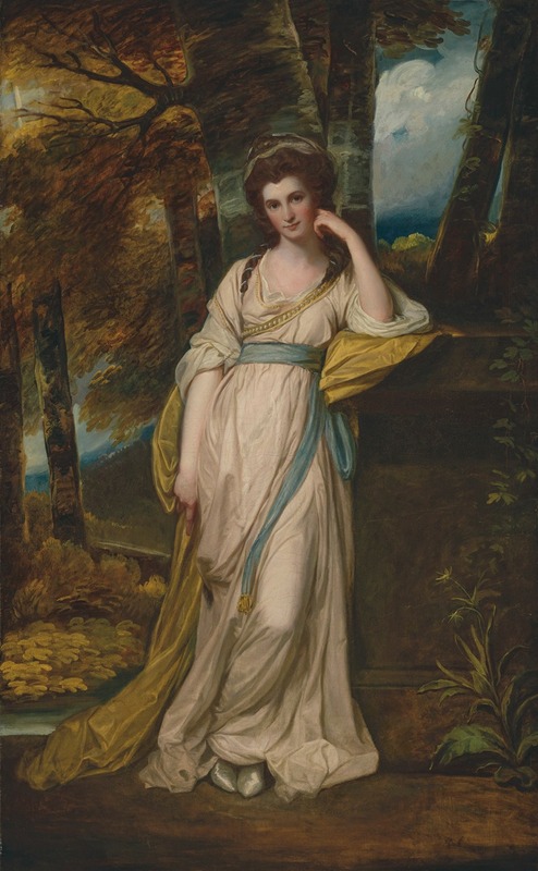 George Romney - Portrait of Mrs Deborah Jemima Maxwell (1755-1789)