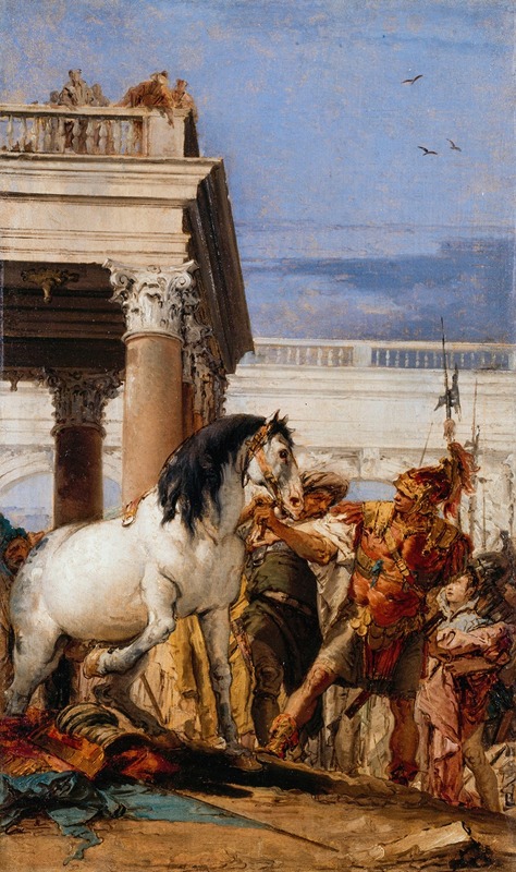 Giovanni Battista Tiepolo - Alexander and Bucephalus