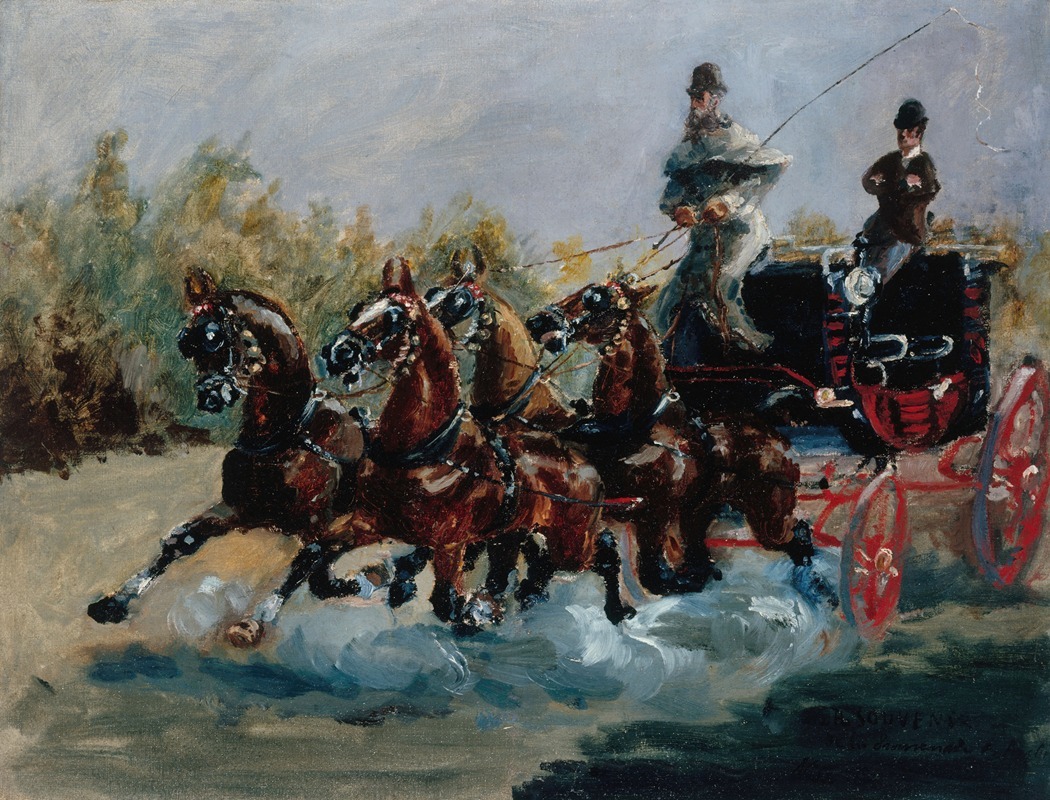 Henri de Toulouse-Lautrec - Nice, souvenir de la promenade des Anglais