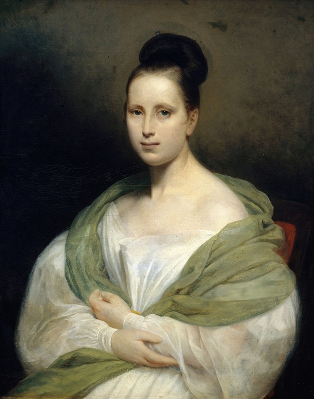 Hendrik Scheffer - Portrait d’Adélaïde Rousseau-Scheffer