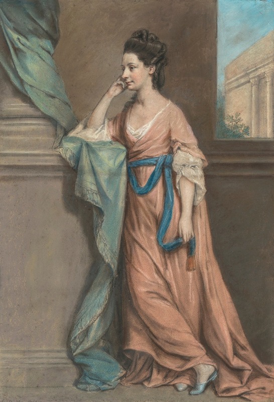 Hugh Douglas Hamilton - Portrait of a lady