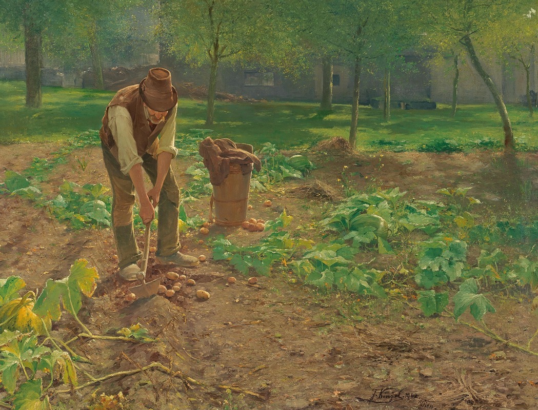 Josef Kinzel - The Potato Harvest