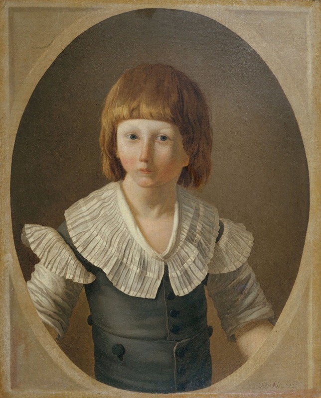 Joseph Marie Vien the younger - Portrait de Louis XVII (1785-1795), à la prison du Temple