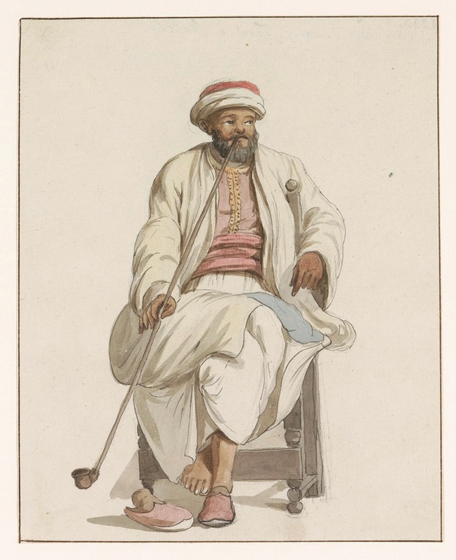 Abraham-Louis-Rodolphe Ducros - Kadi van de Turkse slaven op Malta