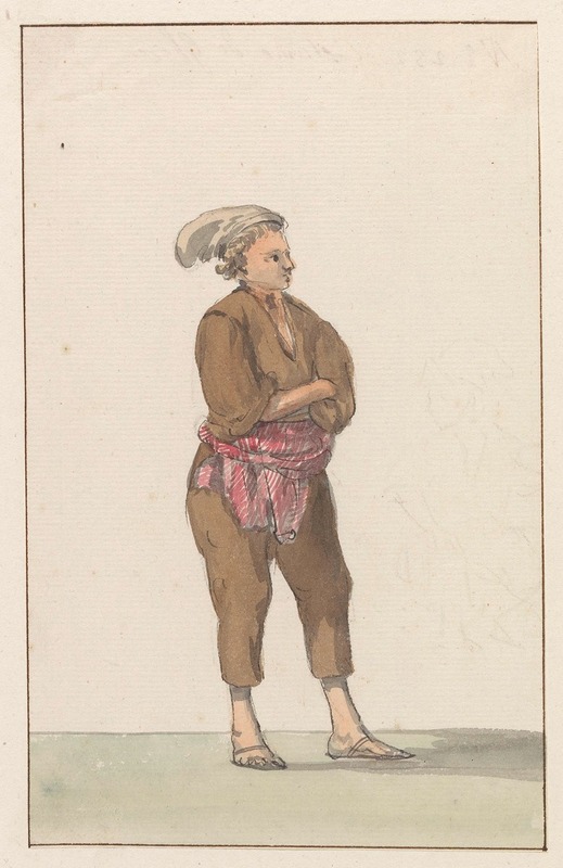 Abraham-Louis-Rodolphe Ducros - Klederdrachten van eiland Gozo.