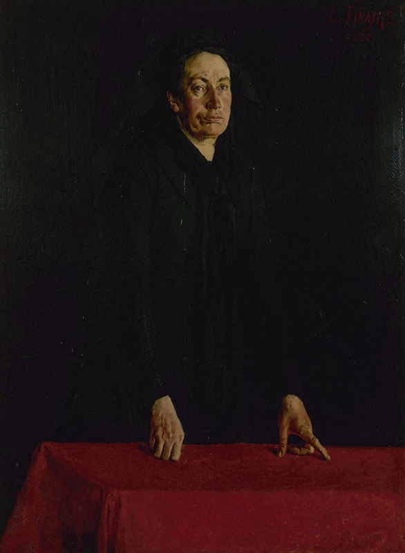 Louis Tinayre - Portrait de Louise Michel (1830-1905), à la tribune.