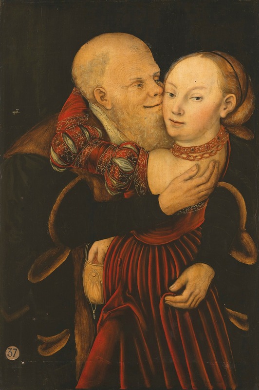Lucas Cranach the Younger - Ill-Matched Lovers