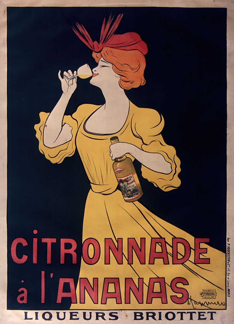 Leonetto Cappiello - Citronnades à l’ananas liqueurs Briottet