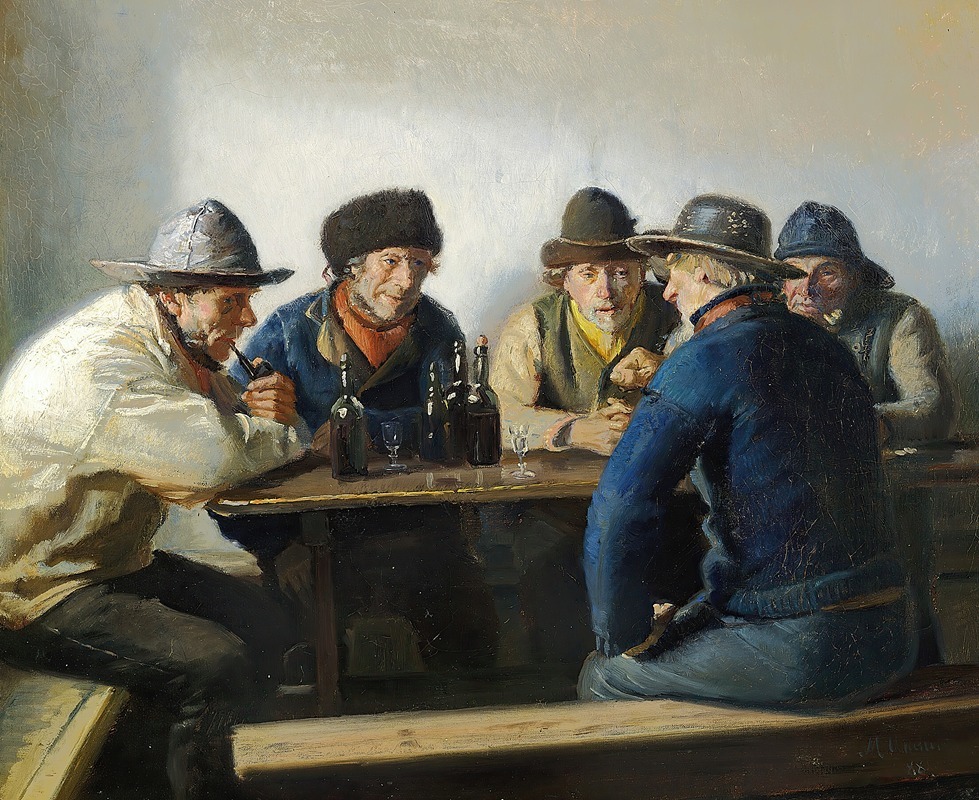 Michael Ancher - I en Krostue