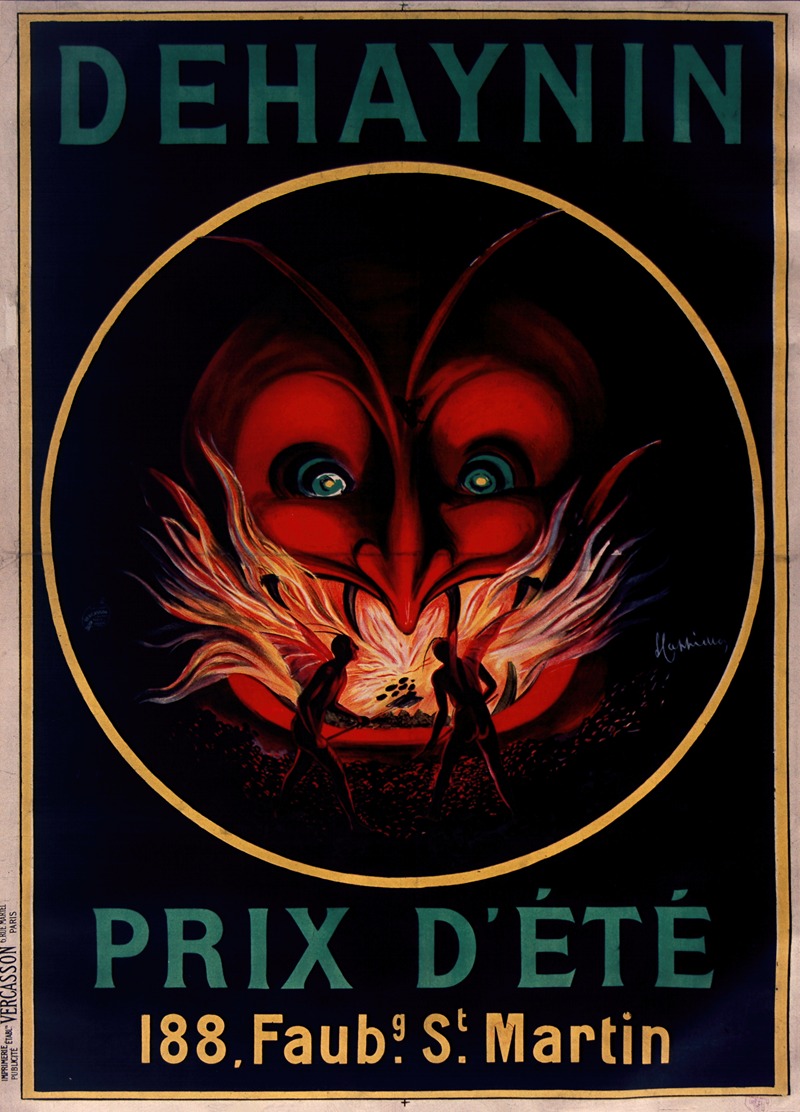 Leonetto Cappiello - Dehaynin Prix d’été 188 Faubg St Martin