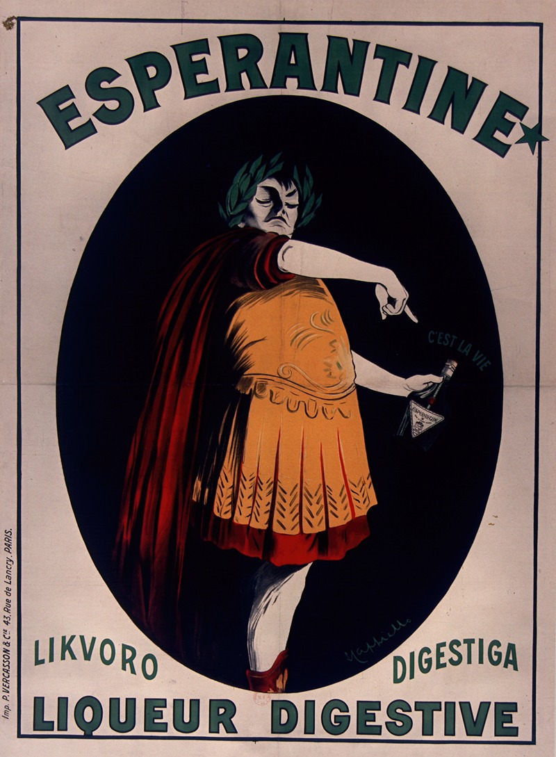 Leonetto Cappiello - Esperantine c’est la vie…Liqueur digestive