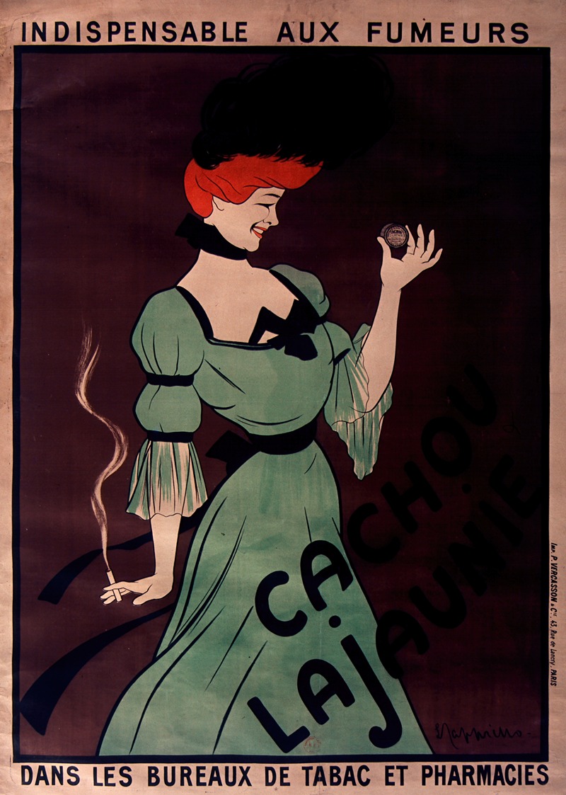 Leonetto Cappiello - Indispensable aux fumeurs cachou Lajaunie