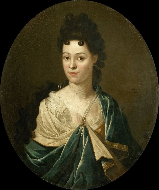 Pieter Van Der Werff - Portrait of Mrs. Brust-Batailhy