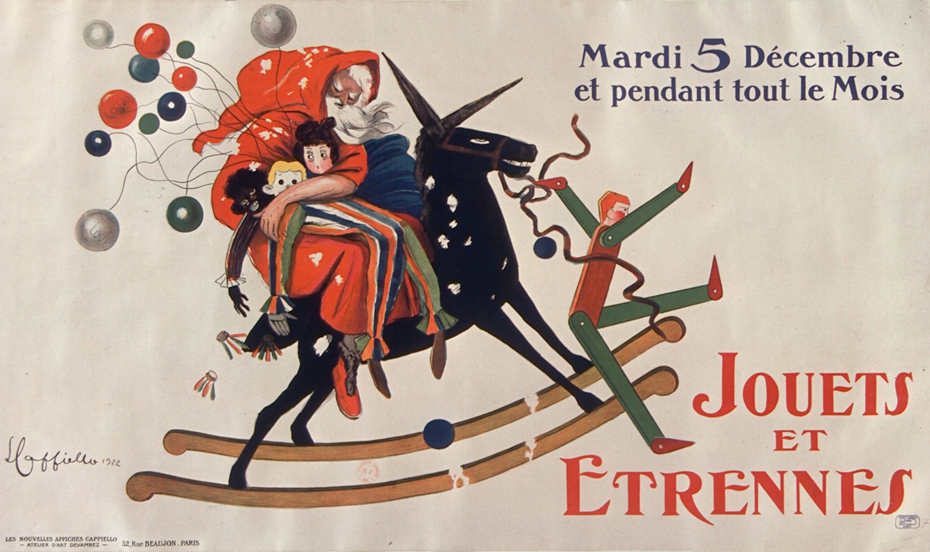 Leonetto Cappiello - Jouets et étrennes