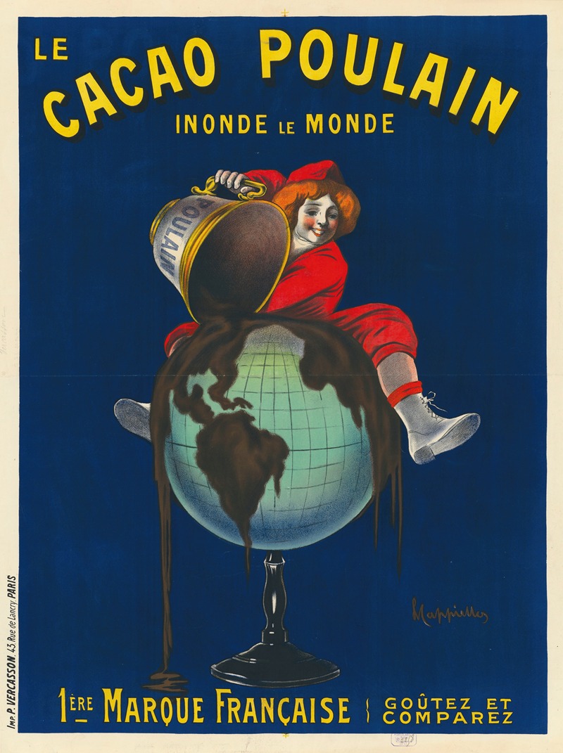 Leonetto Cappiello - Le cacao Poulain inonde le monde