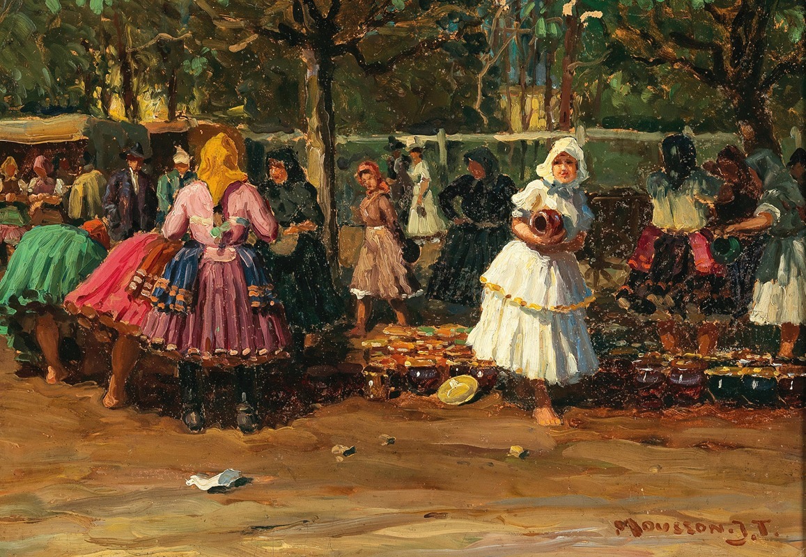 Jozef Teodor Mousson - At the Pottery Market