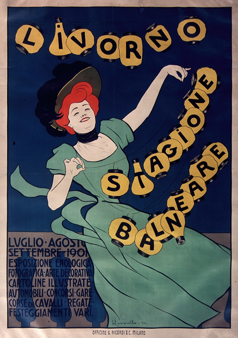 Leonetto Cappiello - Livorno Stagione Balneare