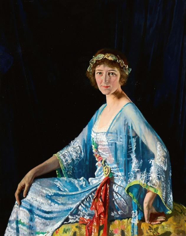 William Orpen - Portrait of Mrs Georgiana Alice Drum