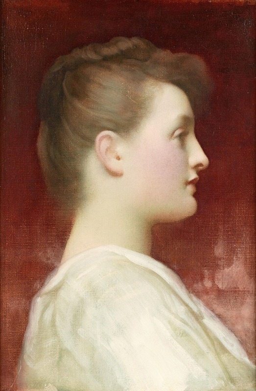 Frederic Leighton - Girl in profile