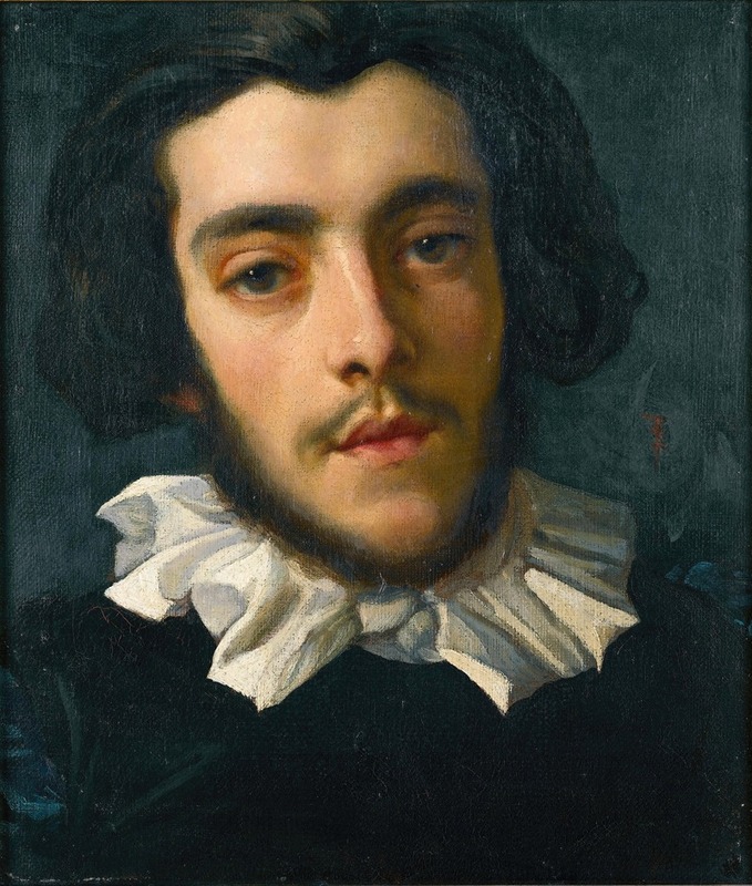 Frederic Leighton - Portrait of Charles Edward Perugini (1839-1918)