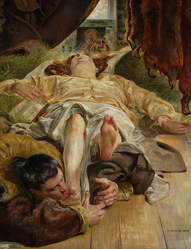Jacek Malczewski - Death of Ellenai
