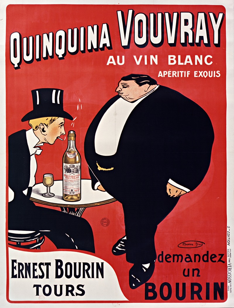 Maurice Biais - Quinquina Vouvray au vin blanc, apéritif exquis