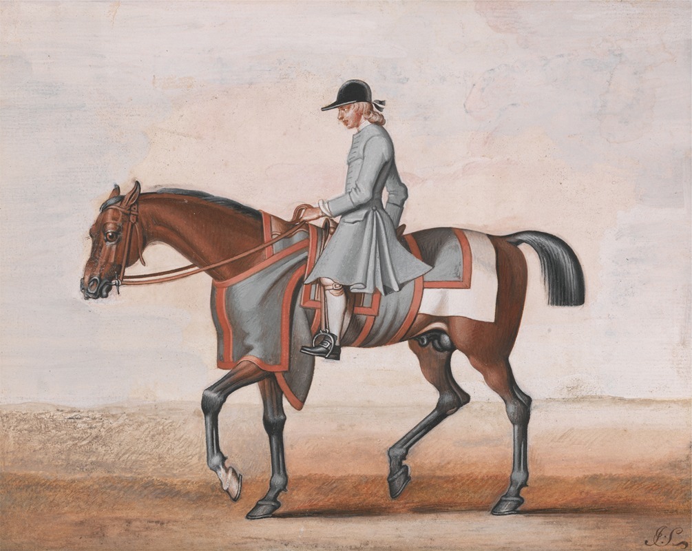 James Seymour - Lord Godolphin’s White Foot, a Very Famous Horse That Was Never Beat