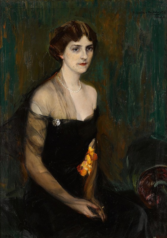 Joaquín Sorolla - Portrait of Mrs. Orville E. Babcock