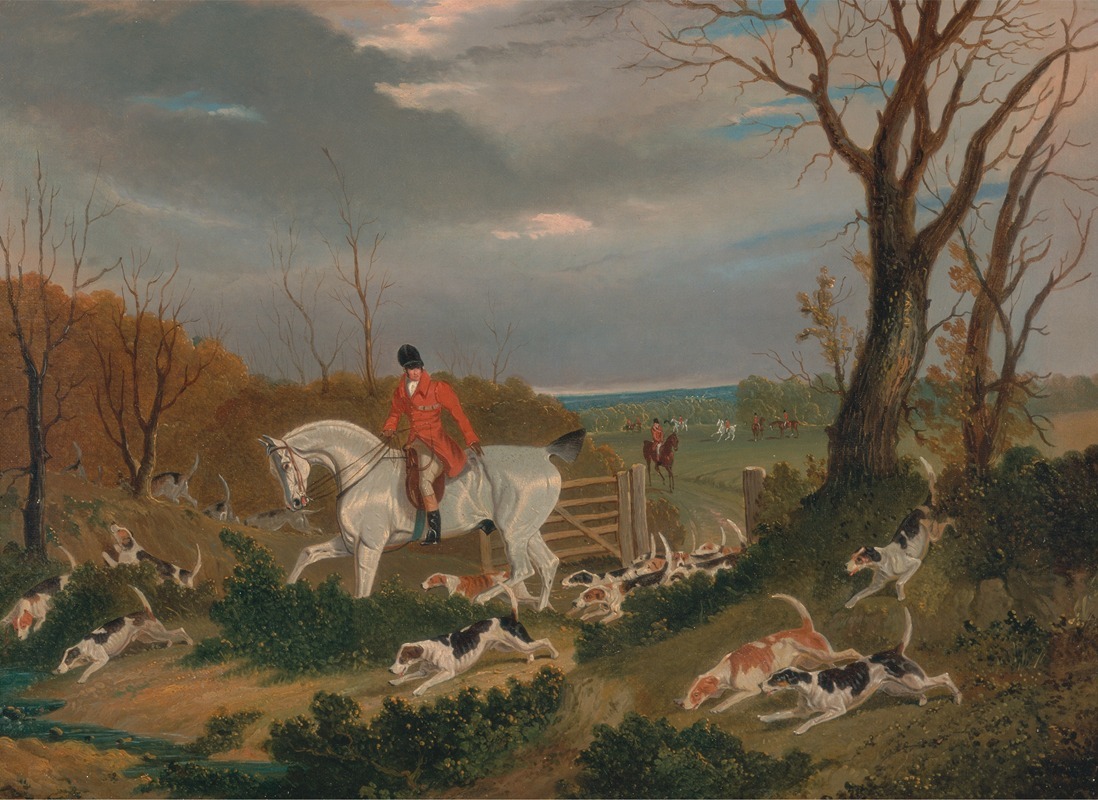 John Frederick Herring Snr. - The Suffolk Hunt; Going to Cover near Herringswell