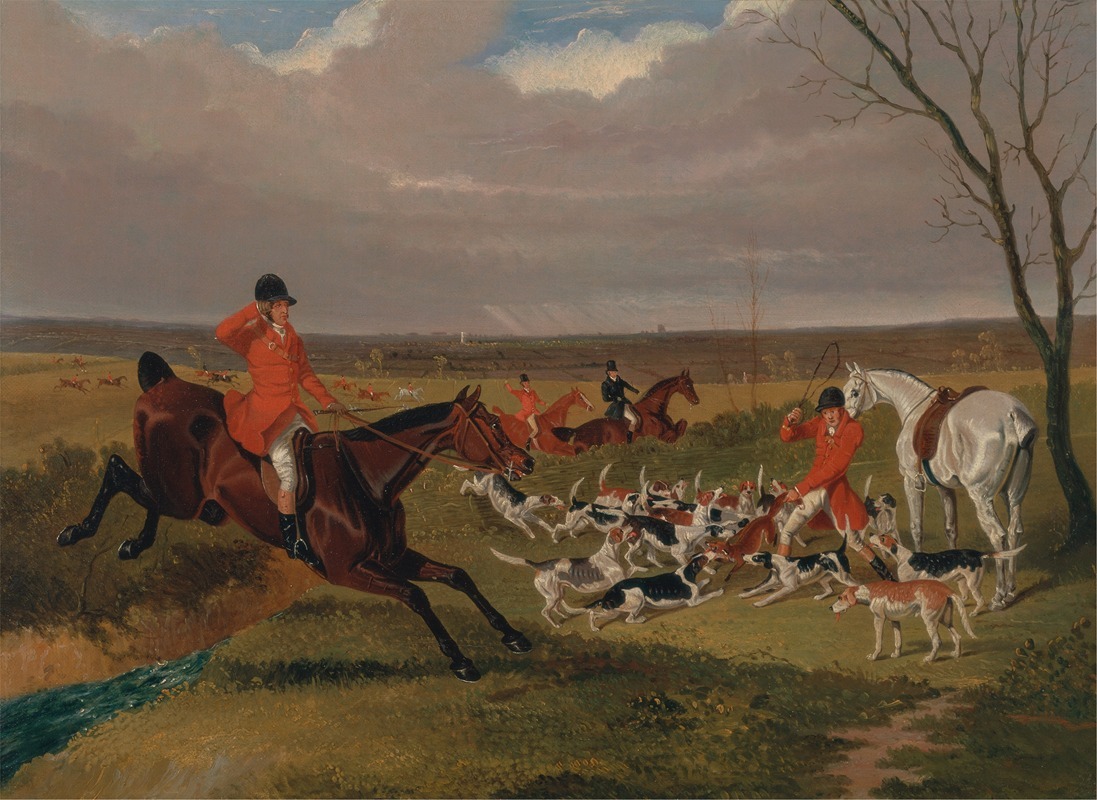 John Frederick Herring Snr. - The Suffolk Hunt; The Death