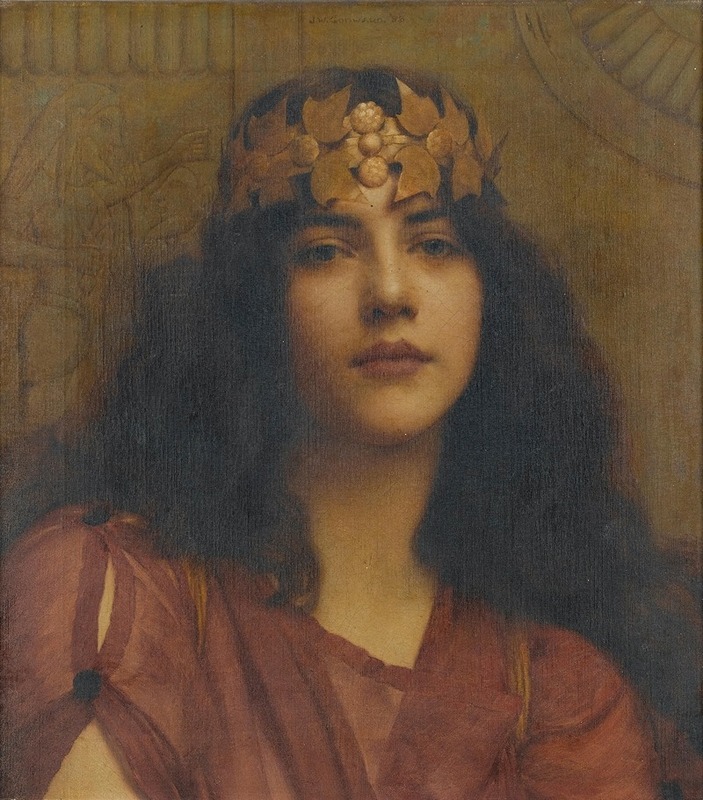 John William Godward - A Persian princess