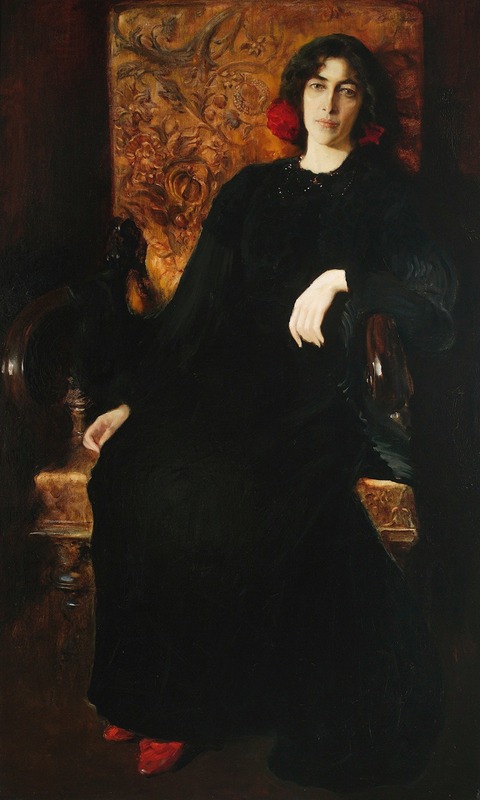 Kazimierz Stabrowski - Portrait of Julia Stabrowska née Janiszewska, artist’s wife
