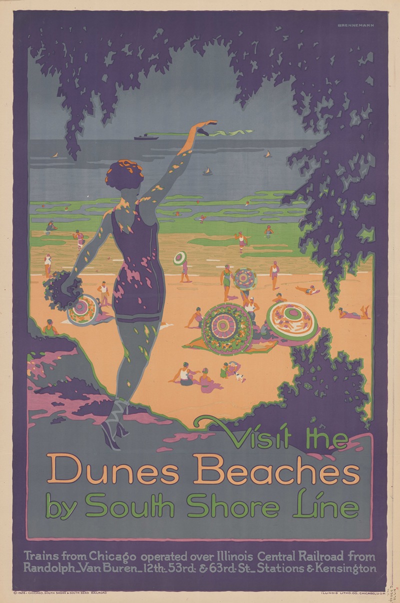 Otto Brenneman - Visit the dunes beaches by South Shore Line