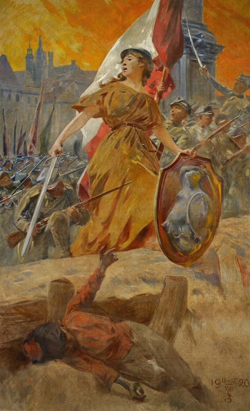 Zdzisław Jasiński - Allegory of the victory in 1920