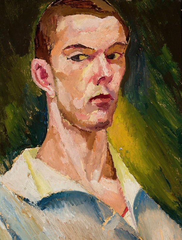 Zygmunt Waliszewski - Cubist self-portrait