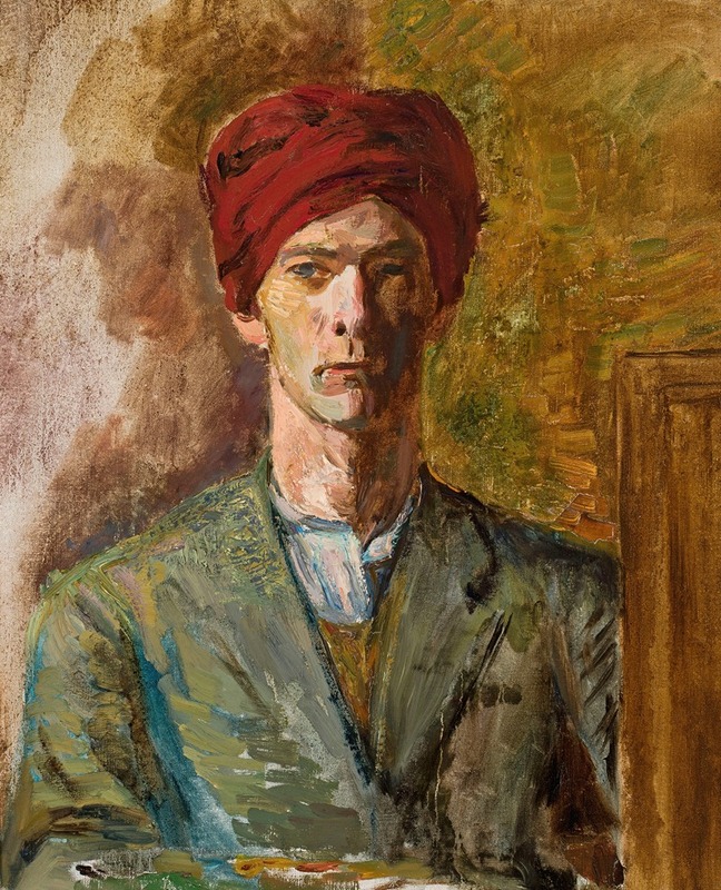 Zygmunt Waliszewski - Self-portrait in a turban